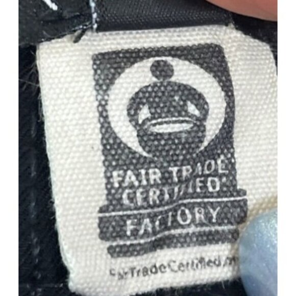 Womens Black Drawstring Elastic Waist Cotton Joggers Size L Comfort Stretch Rela - Picture 5 of 8